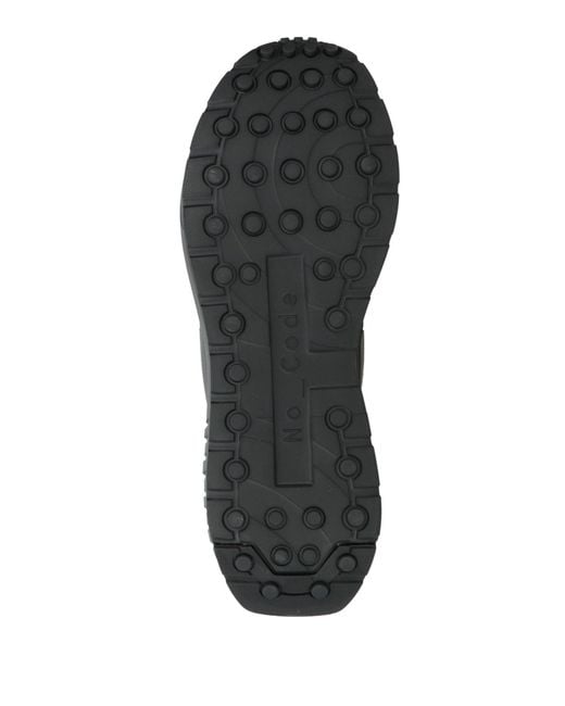 Tod's Black Sneakers Textile Fibers, Leather for men