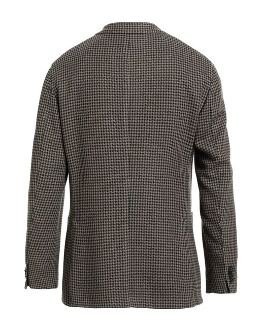 Boglioli Black Blazer Virgin Wool, Cashmere for men