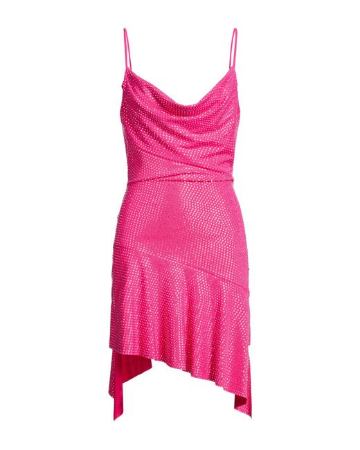 GIUSEPPE DI MORABITO Pink Mini Dress Polyamide, Elastane