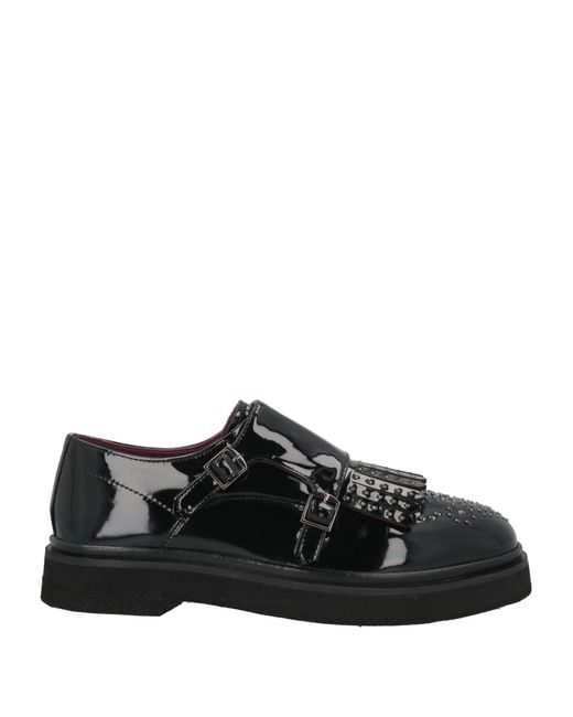 Apepazza Black Loafers Textile Fibers