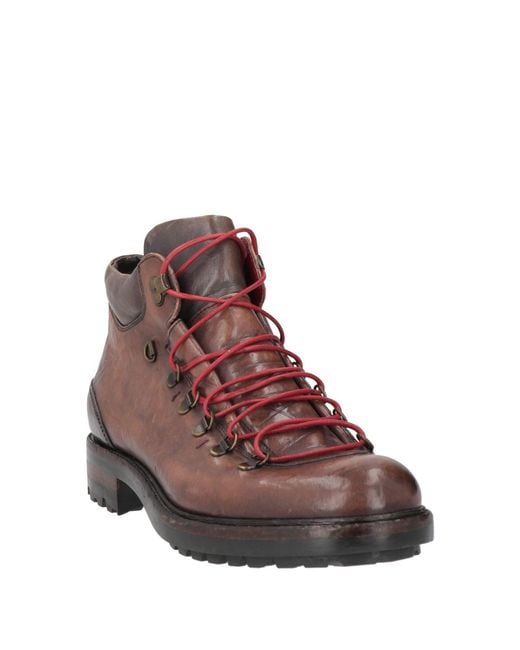 Corvari Brown Ankle Boots Leather for men