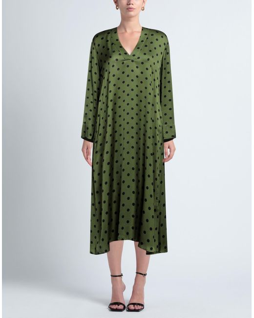 Jucca Green Midi Dress