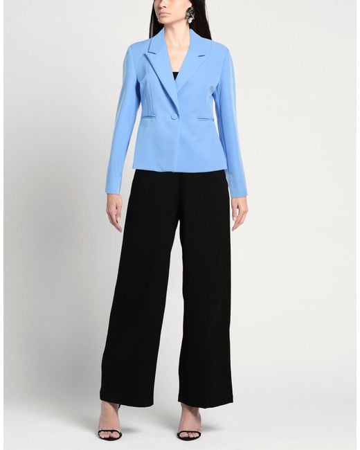 Rebel Queen Blue Light Blazer Polyester, Elastane
