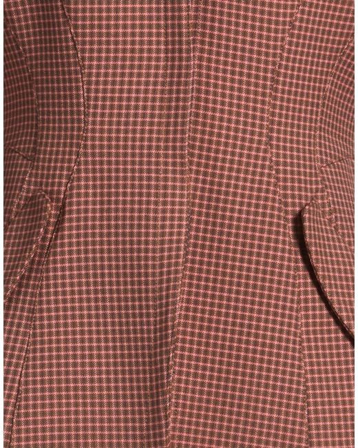 Blugirl Blumarine Brown Jacket Polyester, Viscose, Elastane