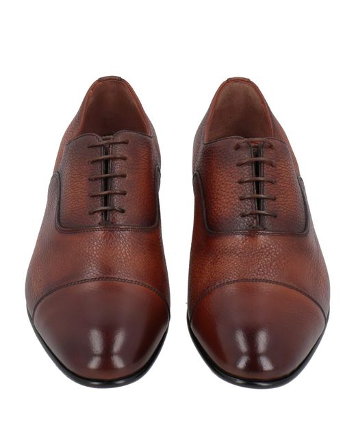 Santoni Brown Lace-up Shoes for men