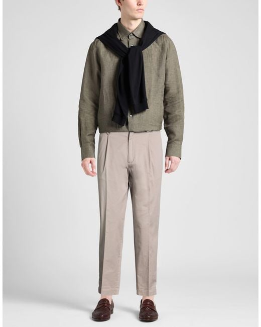 Paolo Pecora Gray Pants for men
