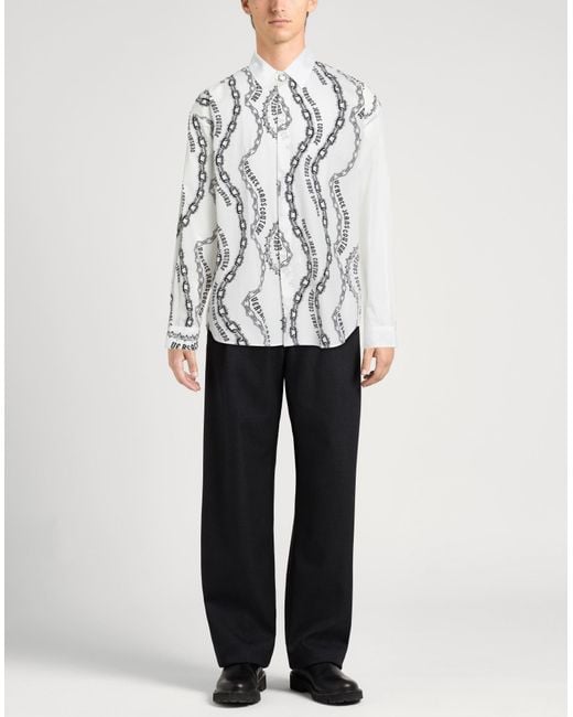 Versace Jeans Couture White Shirt Cotton for men