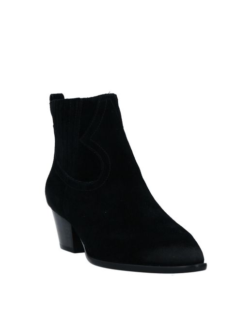 Ash Black Ankle Boots