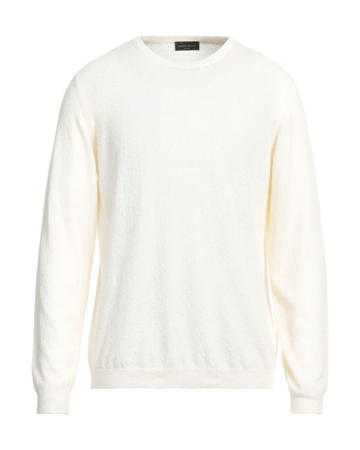 Pullover di Roberto Collina in White da Uomo