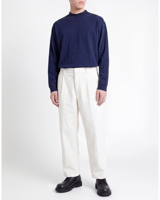 Closed White Pants Cotton, Elastane for men