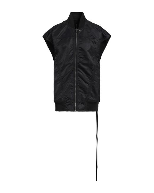 Rick Owens Black Vest Nylon, Cotton