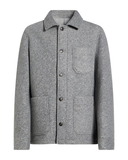 Manuel Ritz Gray Coat for men