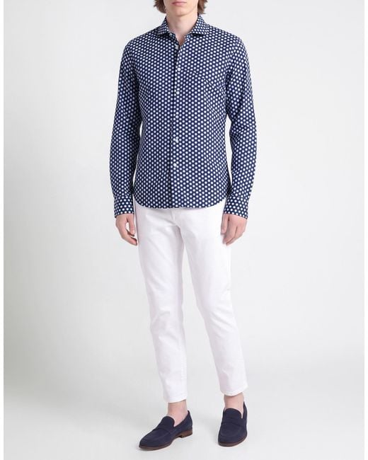 Sonrisa Blue Midnight Shirt Cotton for men