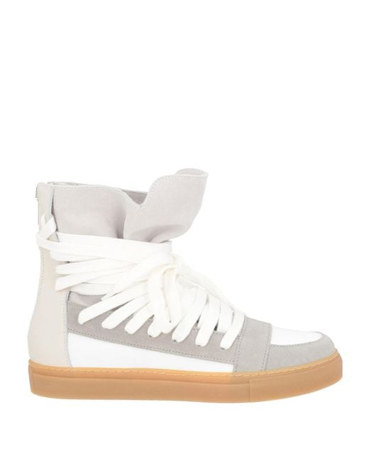 Kris Van Assche White Sneakers Leather for men