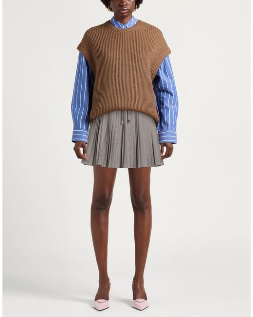 Sandro Gray Mini Skirt