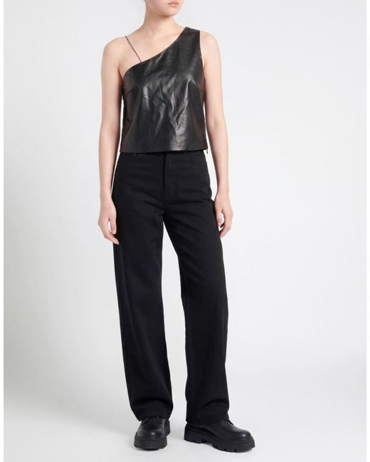Top Kassl de color Black