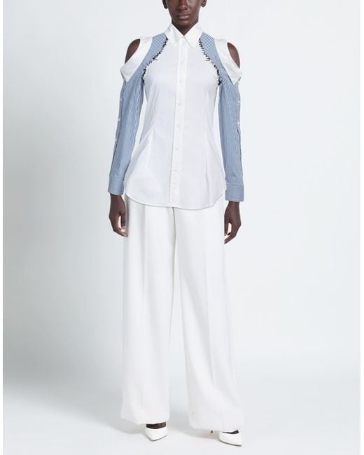 Moschino Blue Shirt Cotton, Polyamide, Elastane