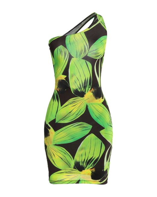 Louisa Ballou Green Mini-Kleid