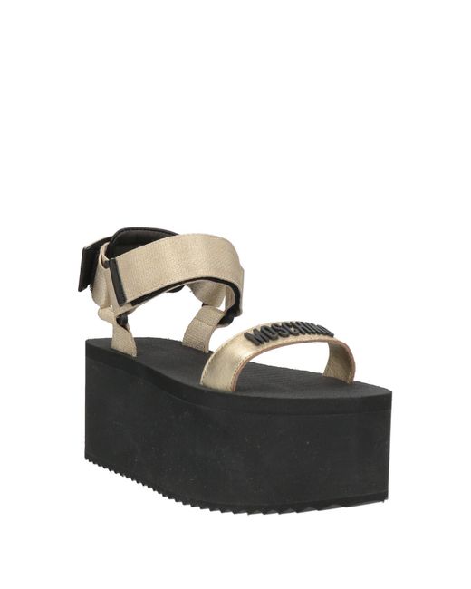 Moschino Black Sandals