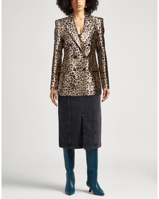 P.A.R.O.S.H. Metallic Blazer Cotton, Polyester, Metal, Polyamide
