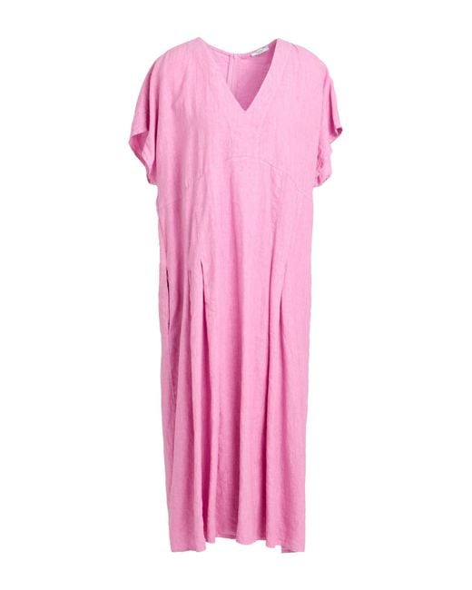 Peserico Pink Midi-Kleid