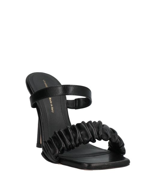 Liviana Conti Black Sandals