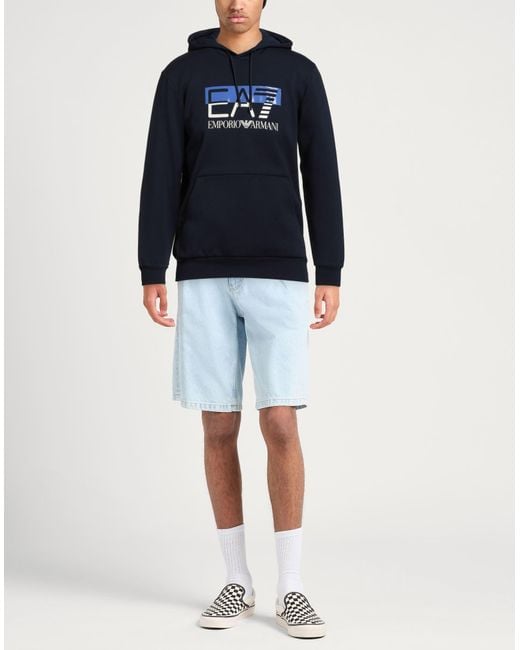EA7 Blue Sweatshirts for men