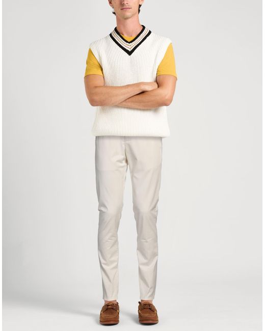 Dondup White Trouser for men