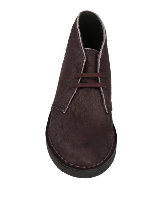 Clarks Brown Ankle Boots
