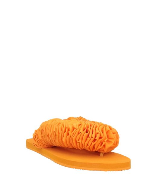 Tory Burch Orange Thong Sandal