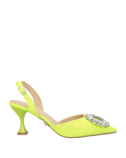 Twenty Four Haitch Yellow Pumps