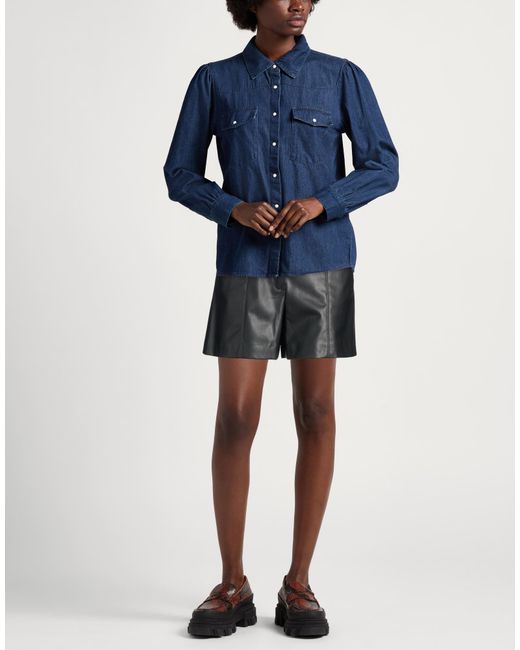 Ottod'Ame Gray Shorts & Bermuda Shorts Polyurethane, Polyester