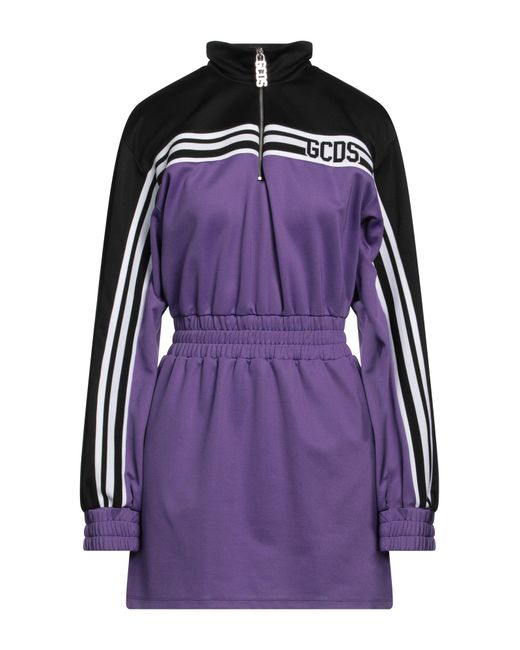 Gcds Purple Mini Dress