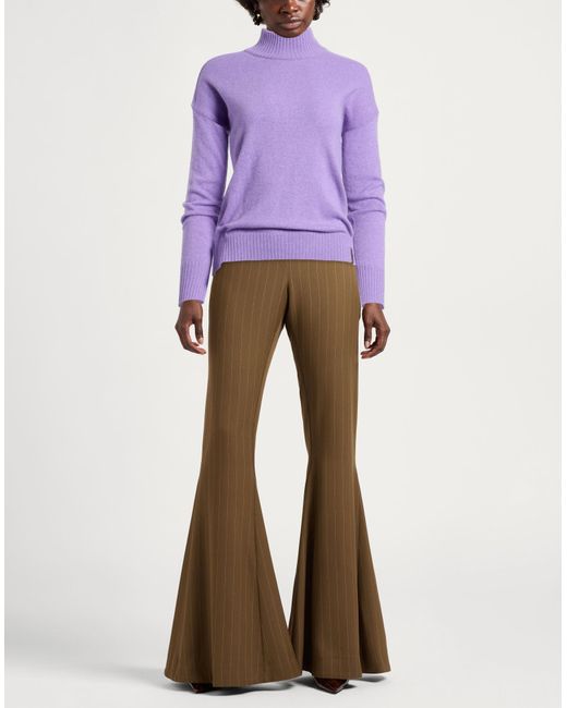 GAUDI Purple Turtleneck Polyamide, Viscose, Wool, Cashmere