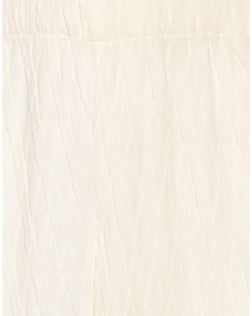 Jijil White Cream Pants Polyester