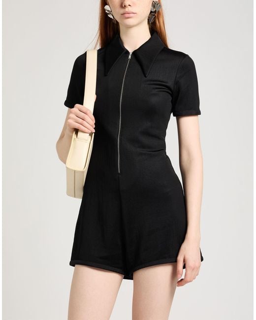 Jil Sander Black Playsuit