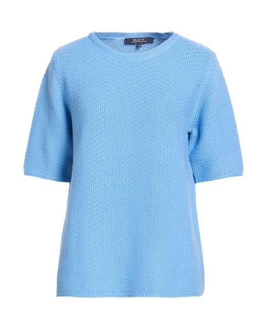 BLUE IV by ISABELLE VAN DEN ABEELE Blue Sky Sweater Cotton, Acrylic
