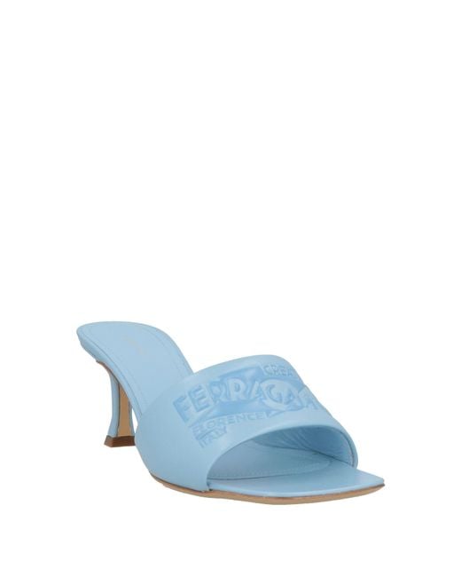 Ferragamo Blue Sandals