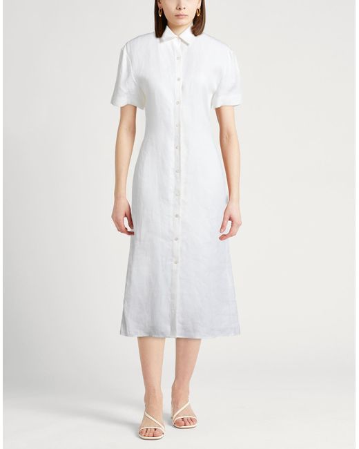 Robe Midi Theory en coloris White