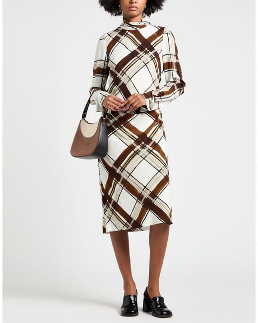 Dries Van Noten Natural Midi Dresses
