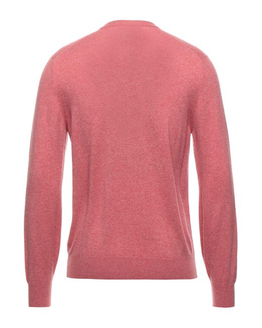 Brunello Cucinelli Cashmere Sweater in Brick Red Womens Clothing Jumpers and knitwear Jumpers Red 