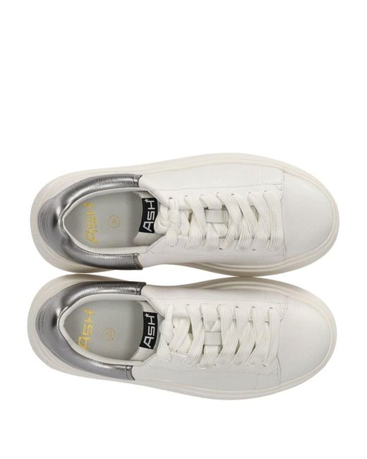 Ash White Moby weiss silber sneaker