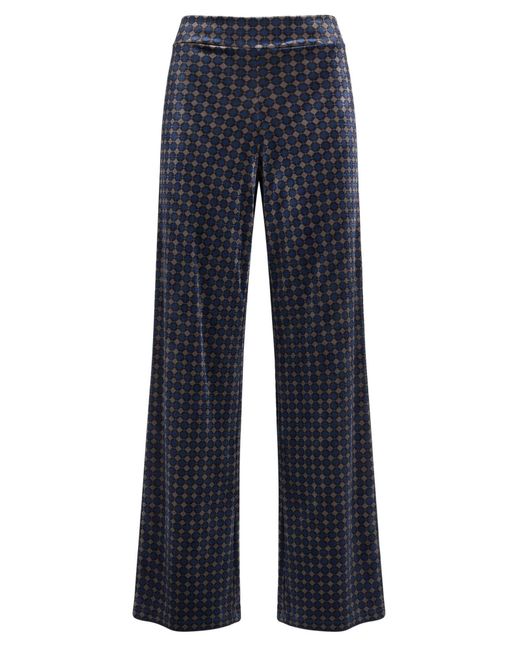 MAÏDA MILA Blue Pants Polyester, Elastane