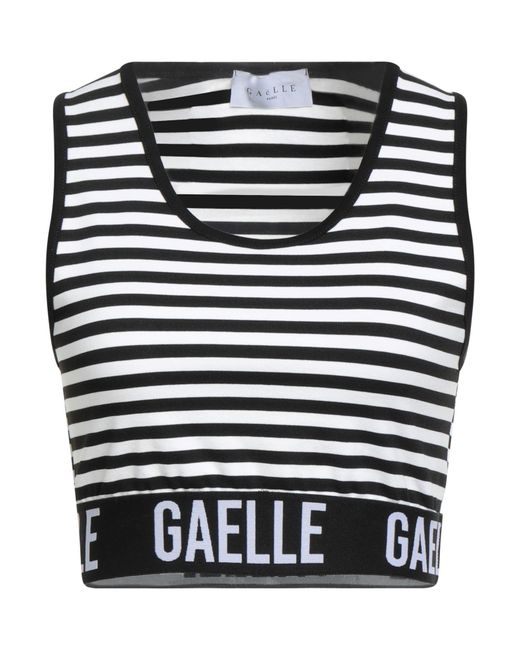 Gaelle Paris Black Top Viscose, Polyamide, Elastane