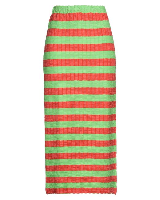Sunnei Green Maxi Skirt