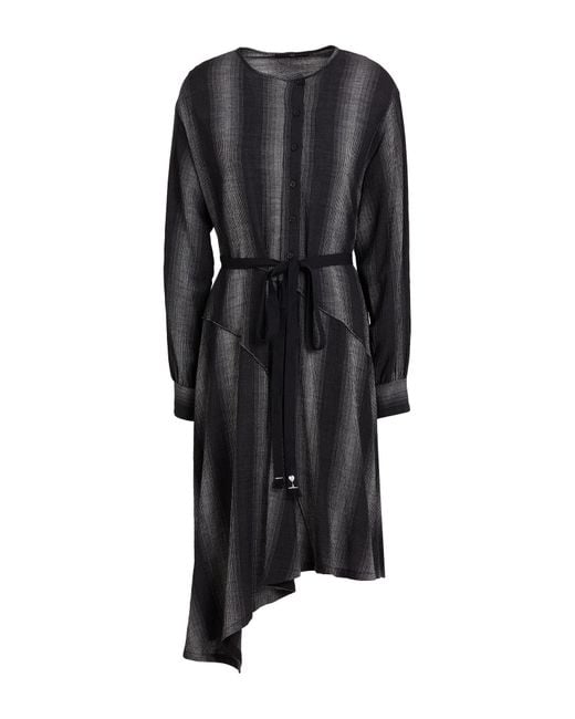 High Black Midi Dress