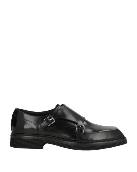 Dolce & Gabbana Black Loafers Leather for men