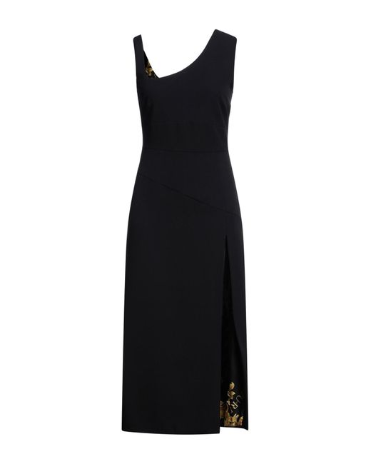 Robe longue Versace en coloris Black