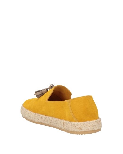 Barbati Espadrilles in Yellow für Herren