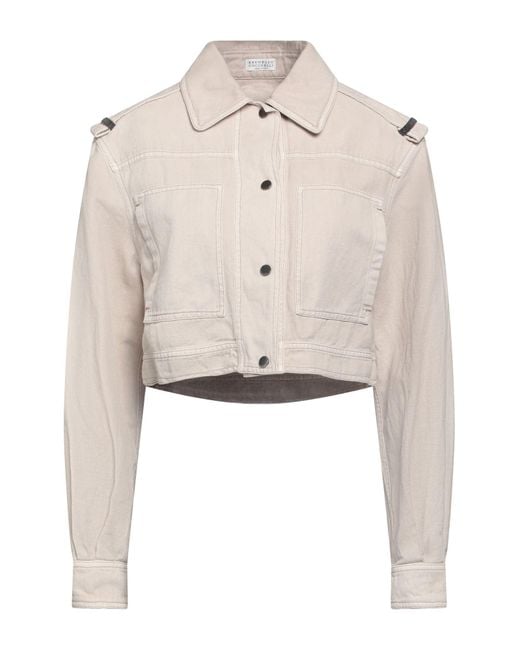 Brunello Cucinelli Natural Denim Outerwear